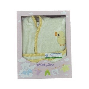 Albornoz Infantil BABY BOW Amarillo | Mayorista B2B