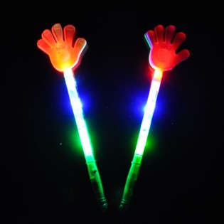 Vara Luminosa LED con Mano Aplaudidora (12 uds.)